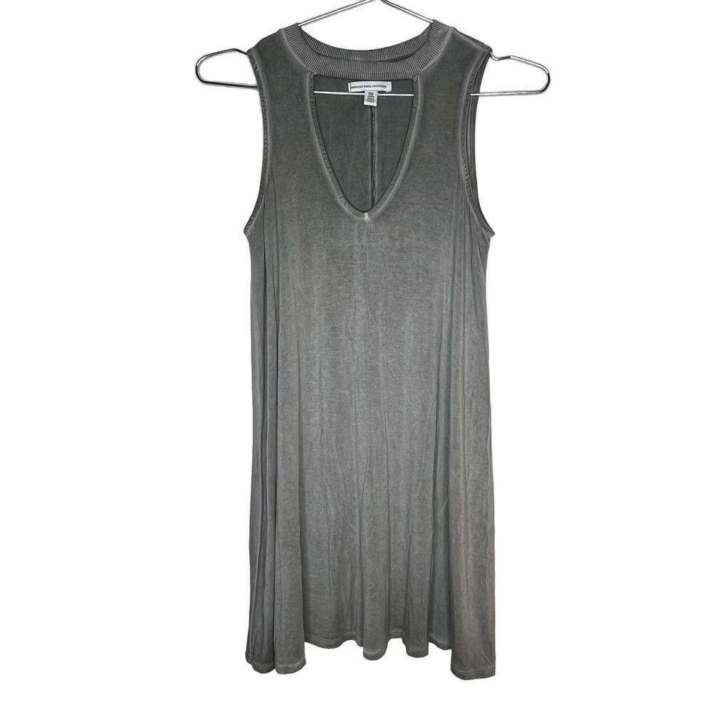 AMERICAN Eagle Oversized Ombré Keyhole Tank Dress Burnout Style